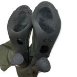 Cape Robbin  Connie-3 Fabric Peep Toe Open Back Stacked Heel Bootie Photo 5