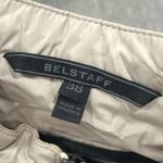 Belstaff Vest Womens 38 XS Small Quilted Beige Waistcoat Outerwear Sleeveless Photo 2