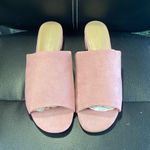 Christian Sirianio 🎉NEW Christian Siriano for Payless Slide On Heel Suede Sandals Blush Size 11 Photo 2