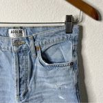 AGOLDE High Rise Distressed Light Wash Slim Jeans Womens Size 24 Photo 4