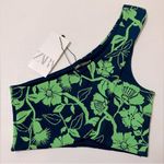ZARA One Shoulder Crop Top M NWT Photo 1