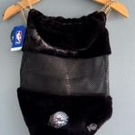 Nba  Philadelphia 76ers Basketball Faux Fur Cinch Top Bag Photo 0