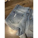Wallflower The Sky High Curvy Fit Denim Shorts Woman’s Size 7 Blue Photo 8