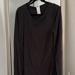 Wolford Dark Grey Crewneck Longsleeve Gray Size L Photo 0