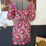 Buddy Love Reyna Floral Puff Sleeve Mini Dress ~ Size XS 🧡🍄 Pink Photo 4