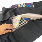 vintage CHESSA DAVIS Black Patchwork A Photo 4