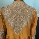 Pakistani Indian Festive Party Dress orange Floral Print 2 piece with Dupatta Size 10 Photo 7