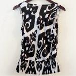 White House | Black Market Abstract Print Cowl Scoop Neck Sleeveless Top Small Photo 6