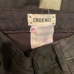 L'Agence #510  Margot Coated Skinny Jeans in Black Photo 5