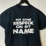 Urban Outfitters Put Some Respeck On My Name T Shirt Statement Double Sided Graphic Tee M Photo 11