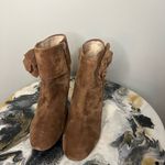 Kate Spade New York Brown Suede Bow Boots Heeled Photo 5