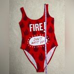 Forever 21 x Taco Bell Red Fire Print Women's One Piece Photo 3