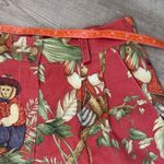 Chris Kellogg Tropical Red Monkey Print Men's Shorts size 6 Photo 3