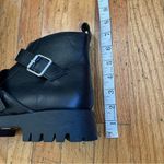 Journee Collection  Black Faux Leather Boots Size 11 Photo 1