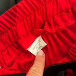 Elegant Red Pleated Skirt Size M Photo 3
