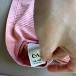 C&A Quarter Zip Ribbed Top Pink Size XXS Photo 5