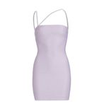 Rumer the Label Lilac Ribbed Penelope Mini XS Lavender Dress Purple Photo 3