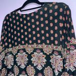 Chico's Boho Everyday Top Women Size L Dark Whimsical Teacher Casual Lightweight Photo 7