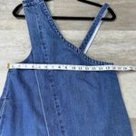 Moussy Asymmetry Denim Jumper Dress Blue Photo 6