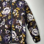 Lands' End  Light Jacket Womens Medium Primaloft Floral Quilted Full Zip Pockets Photo 5