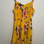 Old Navy Tiered Cami Dress Yellow Floral XS Photo 5