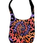 Robin Ruth  'Jamaica' Crossbody Tote in Orange/Red/Purple​​​​​ Photo 0