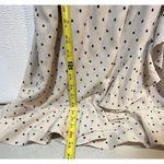 Lovers + Friends Polka Dot Mini Ruffle Beige Dress Size Small RN 132829 Photo 8