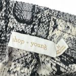 Bishop and Young | M | Snake Print Elastic Waist Pull-On Satin Jogger Pants Photo 2