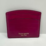 Kate Spade  New York Sylvia Croc-Embossed Card holder Photo 4