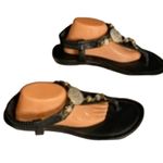 Venus Black Beaded Embellished Sandals Women’s 8.5 Photo 4