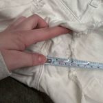 ZARA Harper heritage distressed white Jean shorts Photo 4