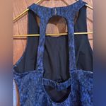 Athleta NWT  Maldives Tankini Top Size 34B/C Traverse Geo Navy #657735 Photo 6