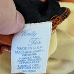 Vanity Fair Vtg Women’s  Size Large 16 Robe Housecoat Orange Black Velour Retro Photo 4