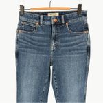Madewell  Curvy Mid-Rise Stovepipe Jeans in Deming Wash | Sz 28 | Dark Wash Photo 9