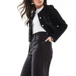 Levi's 🆕 NWT Levi’s Cinch Baggy High Rise Straight Leg Jeans Wide-Leg Black Sz 25 X 31 Photo 11