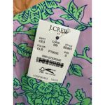 J.Crew  Strapless Adjustable Floral Lilac Green Resort One Piece Swimsuit Small Photo 1