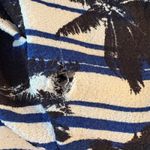 L'Agence Palm Print Romper Women's Small Black Blue White Casual Summer Photo 9