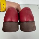 FitFlop  Elise Red Black Toe Cap Leather Oxford Shoes Size 7.5 Photo 4