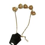 J.Crew  Chunky Coral/Gray Necklace Photo 3