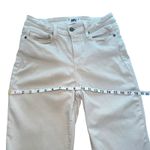 Paige  Hoxton Slim Crop Frayed Hem Jeans - Womens Size 28 - Off White Denim Photo 5