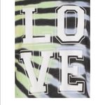 No Boundaries  Womens Screen Print Tie Dye Short Top  Size Medium 7-9 Juniors New Photo 2