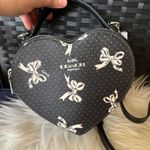 Coach Heart Crossbody Bag With Bow Print Photo 6