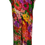 Jams World Jams Worls Floral Cottage Babydoll Vintage Midi Tank Dress Women M Pink Ruffle Photo 0