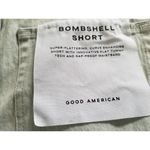 Good American  BOMBSHELL SHORT DENIM BLUE BUTTON FLY WOMEN'S SIZE 00/24 Photo 3