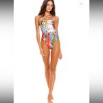 Agua Bendita  Kali Embellished One Piece Swimsuit XL Photo 3