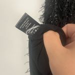 Anthropologie  Current Air Textured Sparkle Top black size small Photo 5