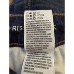 American Eagle Super Hi-Rise Shortie Blue Distressed Size 4 AEO Denim Photo 6