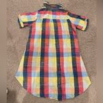 Women's (Youth) DETAILS multicolor Plaid Dress Shirt Red Photo 7
