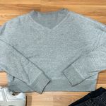 Urban Outfitters Grey Mock Neck Crewneck Sweatshirt Photo 0