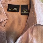 Hillard & Hanson  Lavender Silk Sleeveless Top Blouse Womens S Button Down purple Photo 2